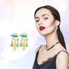 Water Drop Statement Earrings for Women Girls Christmas Jewelry Gift Decoration