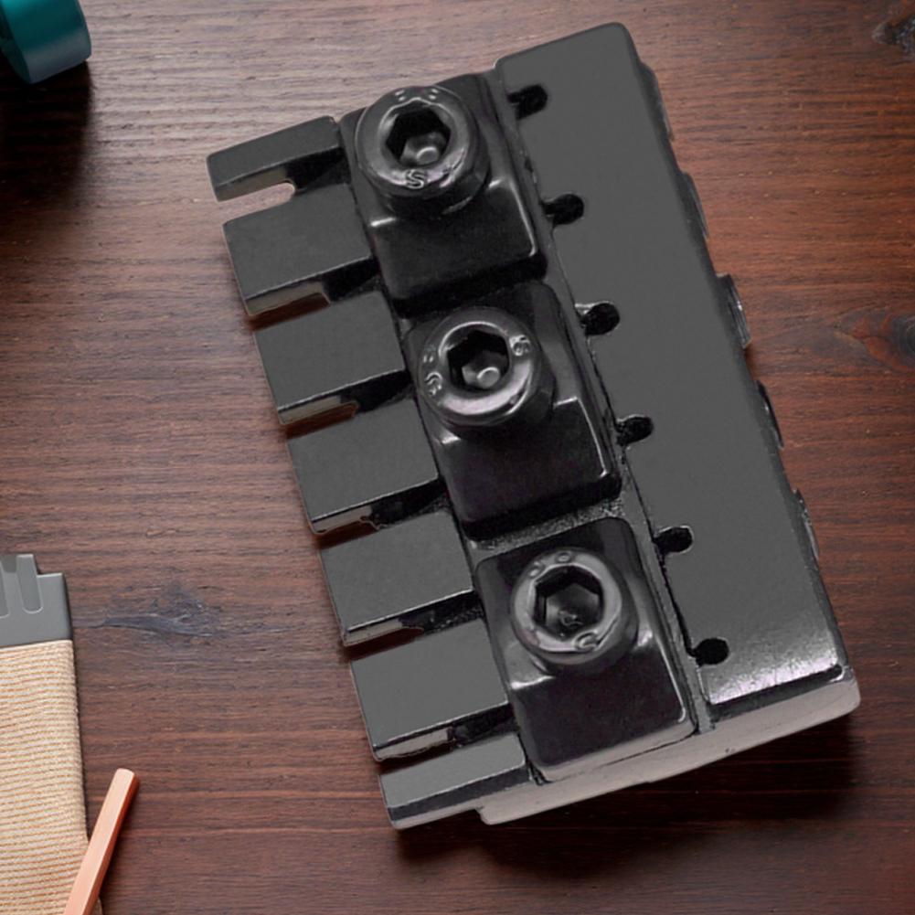 6-String Headless Electric Guitar String Locking Nuts 2 Wrench 2 Screw String Lock Nuts Musical Instrument Accessory