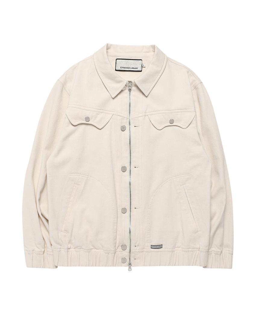 Thevinylhouse Western Work Jacket Ivory