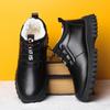 Men's cotton shoes new fashion versatile winter warm velvet thickened high-top middle and old trend snow boots