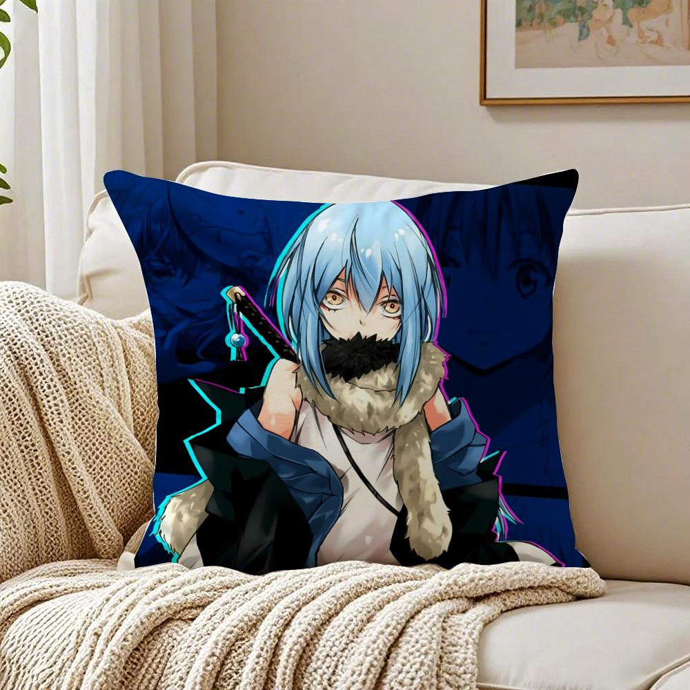 Anime That Time I Got Reincarnated as a Slime Kissenbezug Kissenhülle Milbenschutz Wohnzimmer Sofa Dekor Kissen Zimmer