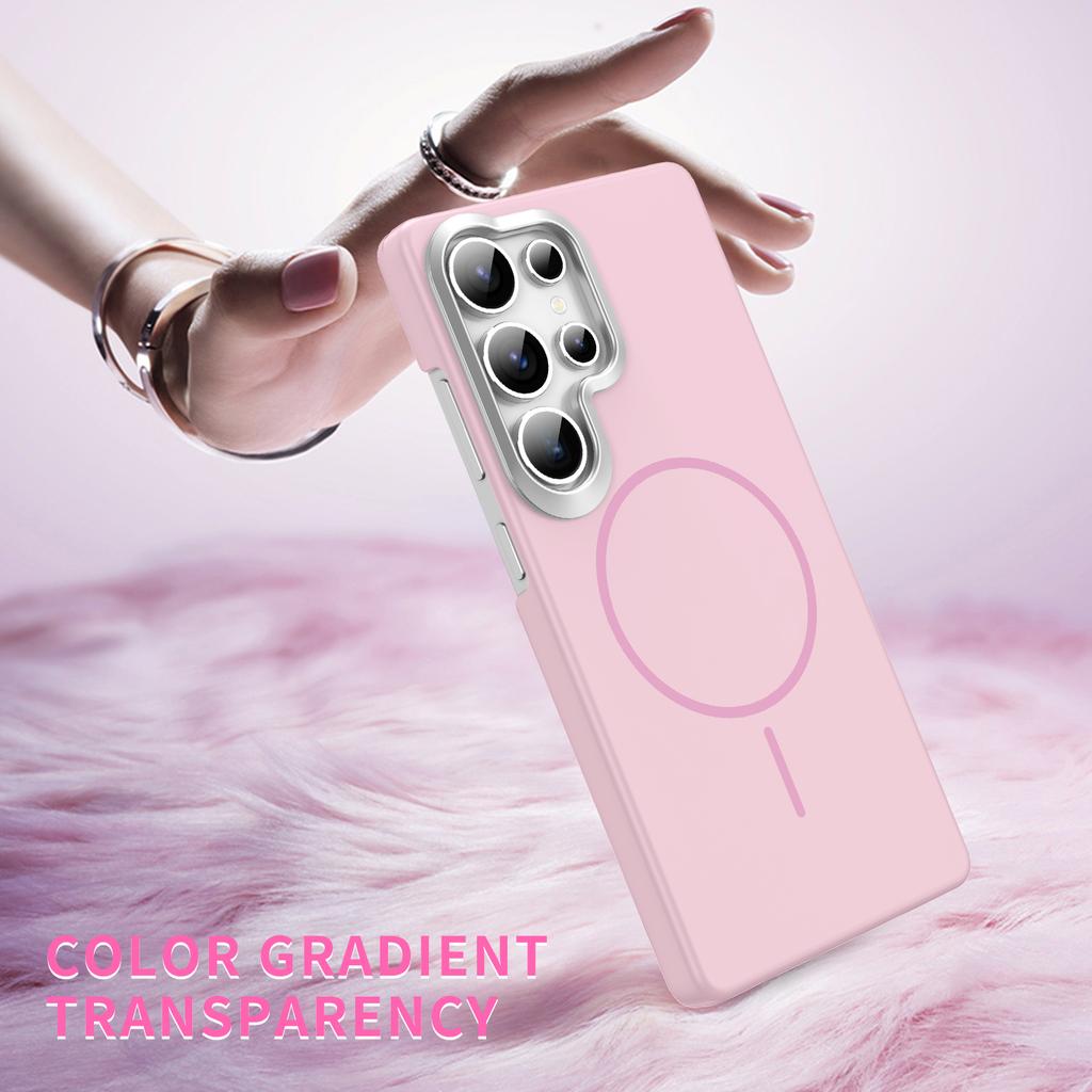 Simple Hard PC Magnetic For Magsafe Case For Samsung Galaxy S25 S24 S23 S22 Ultra A32 A52 A23 A33 A53 A14 A24 A34 A56 A36 Cover