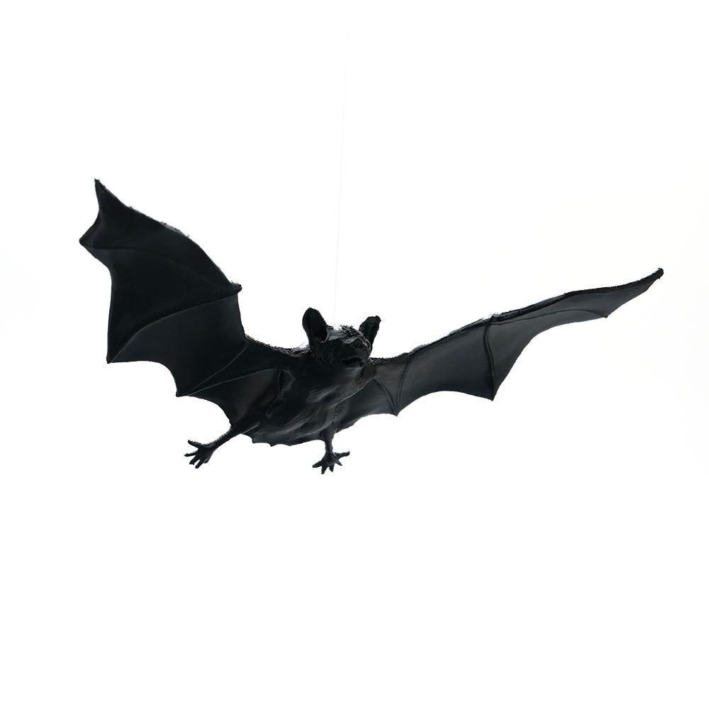 PVC Halloween Fledermaus Hängendes Ornament 3D Schwarze Fledermaus Fliegende Fledermaus Windspiel Party Feier Geschenk