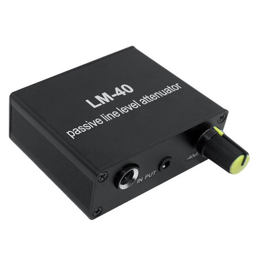 Xsdjasd Audio Passive Line Output Signal Sound Level Converter Line Attenuator, Card, Speaker, High/Low + 3.5