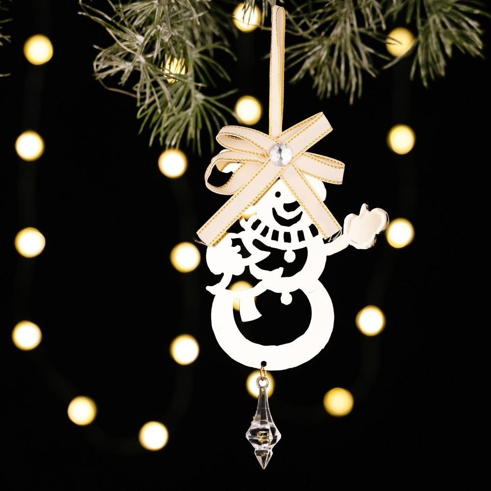 New Reindeer Christmas Decoration Snowman Snowflake Icicle Pendant Hanging Decor Festive Season