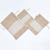 12pcs Single-sided Window Linen Bag Linen Drawstring Bag Cosmetic Jewelry Packaging Bag Lavender Mosquito Repellent Sachet Cloth Bag Drawstring Bag