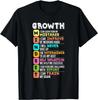 Growth Mindset Positive Quote Motivation Inspiration Happy Gift Unisex T-Shirt