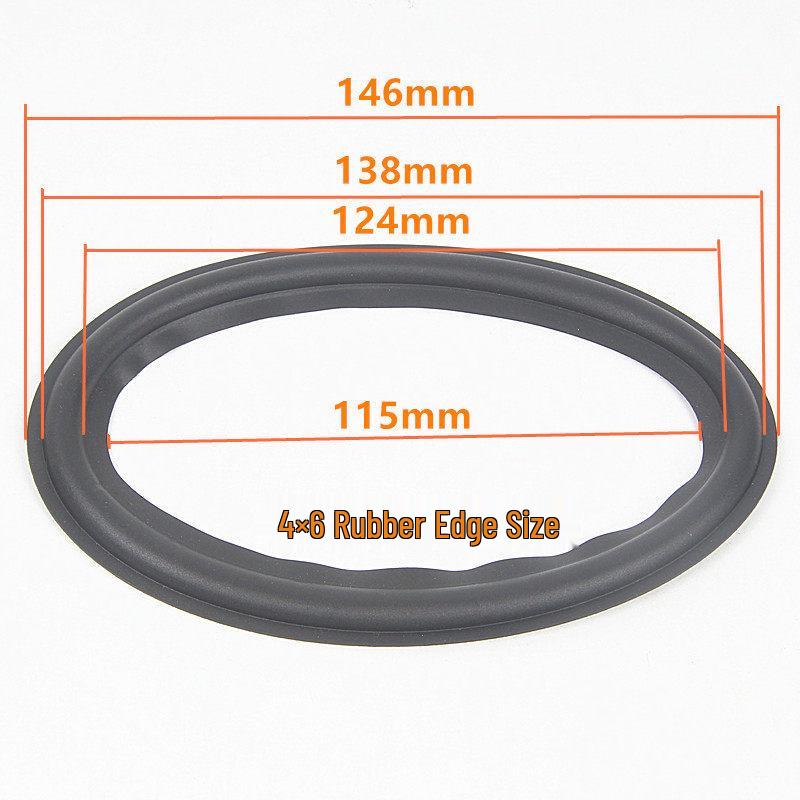 Speaker Surround Edge Repair Parts for 3, 4, 5, 6.5, 8, 10, and 12-inch Speakers