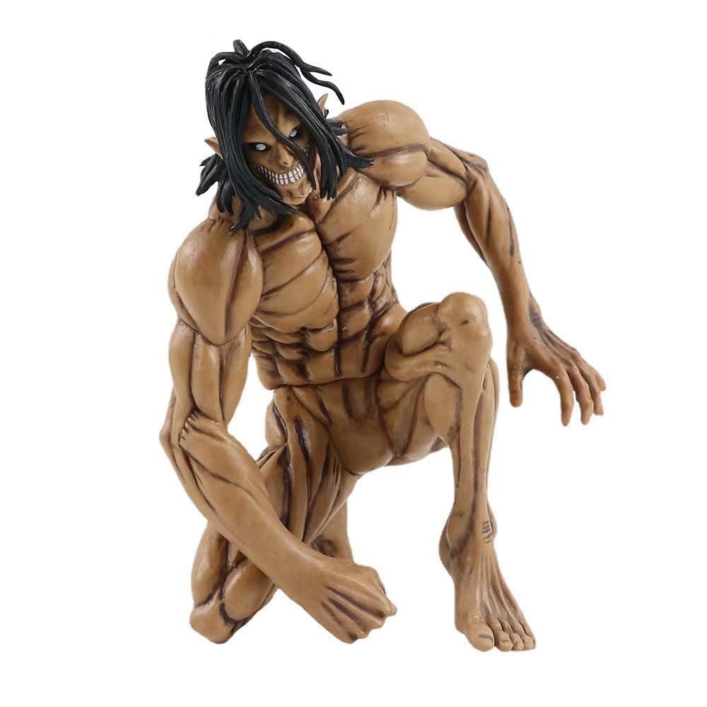 

Attack on Titan Figure Desk Anime Character Collection, PVC, 12-15.5cm, Decoration, [Used]