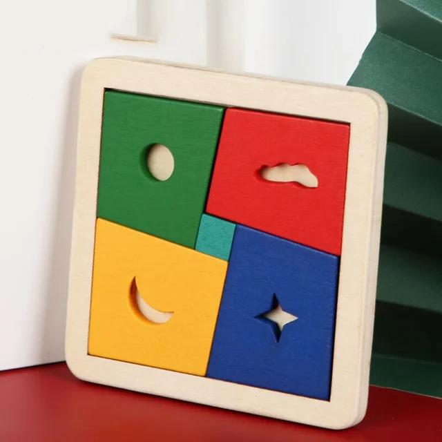 Šestihranné mimozemské šachy Tangram Puzzle Brainstorming 11dílné blokové puzzle Puzzle Klasické puzzle dětské hračky