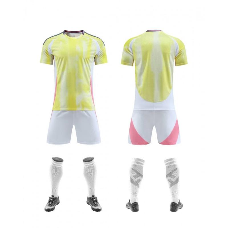 Custom Printed Soccer Training Jersey Set Men Women Kids Sportswear Football Club Team Uniform