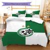 Maccabi-Haifa Pattern Bedding Quilt Set Quilt Cover Pillowcase Home Decoration Gift (1 * duvet cover + 2 * pillowcase, without core)