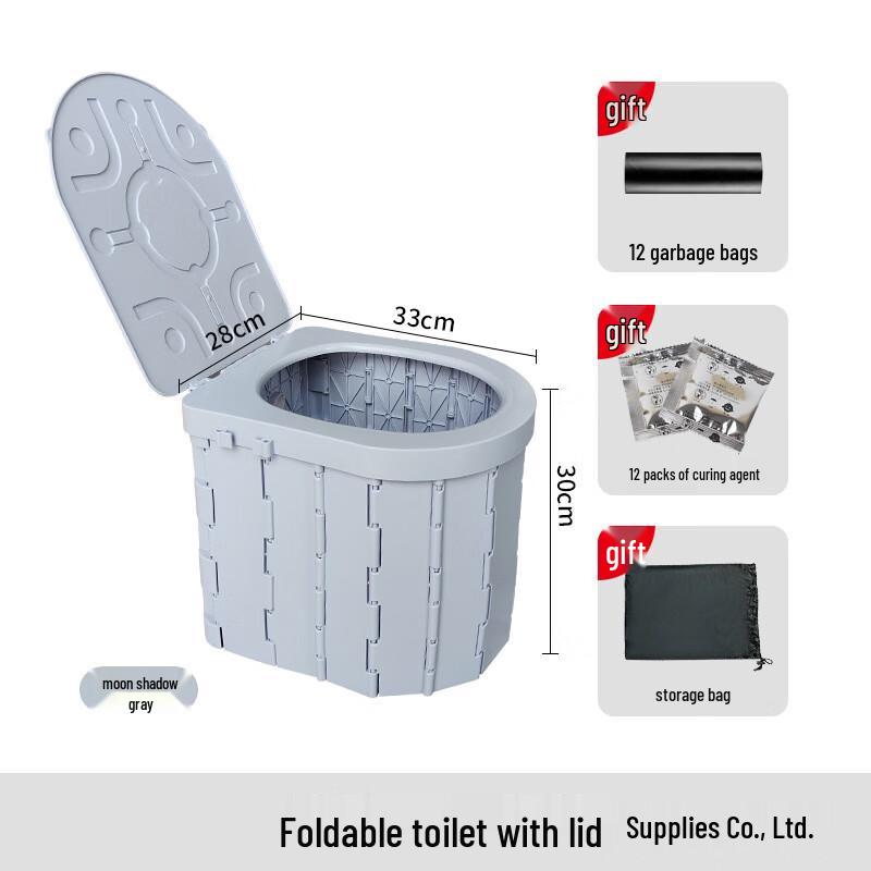 OEING Portable Folding Outdoor Toilet