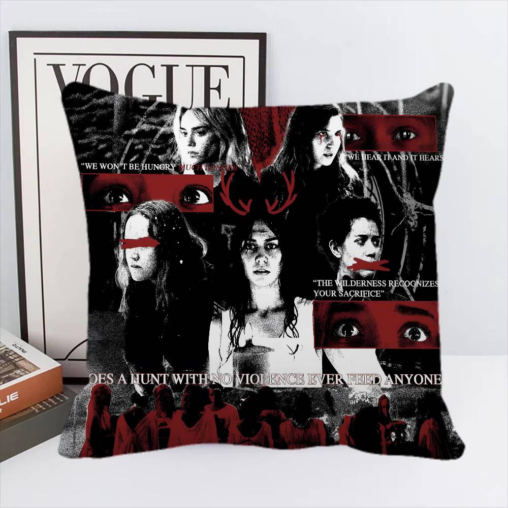 Psychological Horror Series Yellowjackets Pillow Case Square Pillow Bedroom Sofa Leisure Comfort Cushion Car Home Decoration