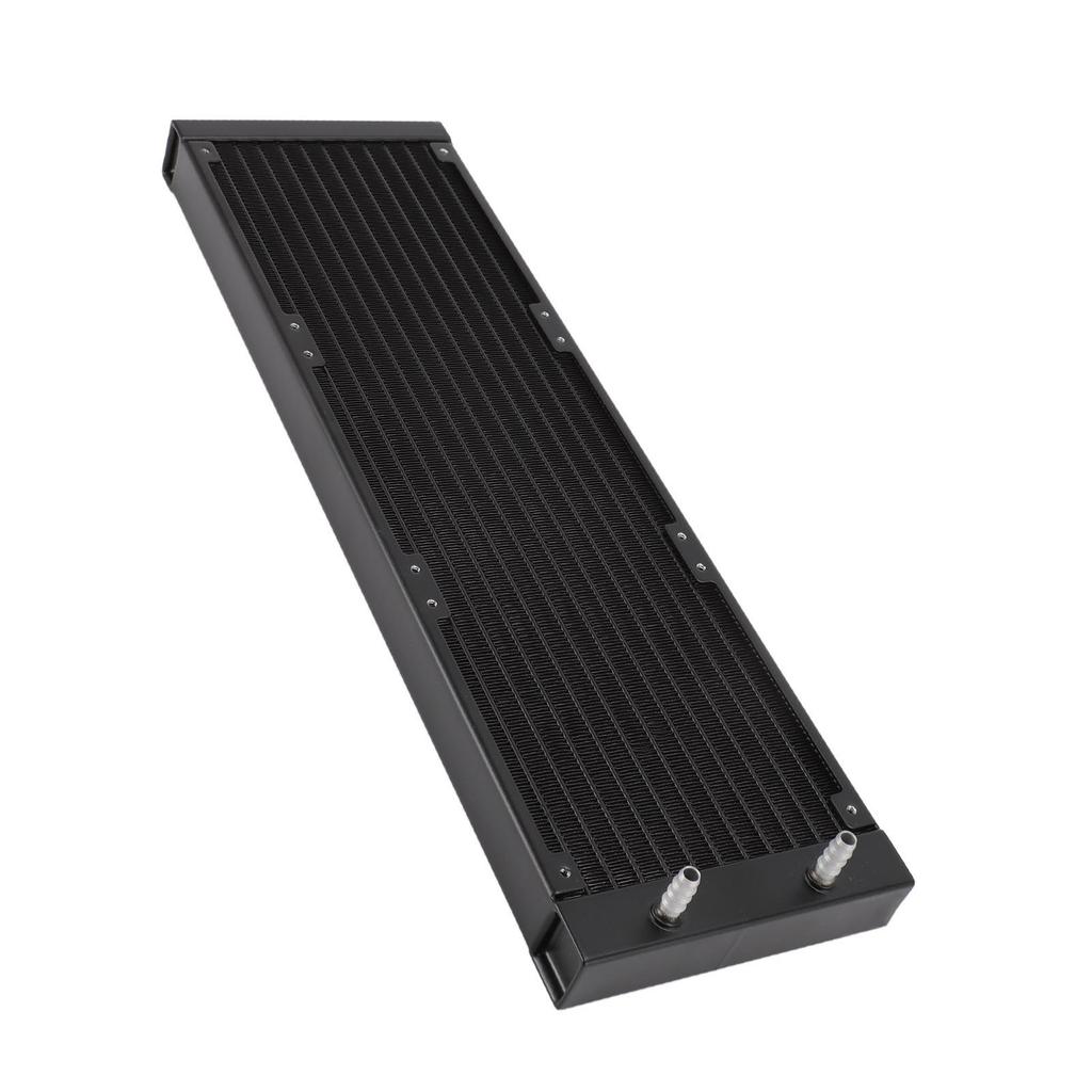 Wasserkühlungsradiator 12 Rohre 22mm Dicke Aluminiumlegierung Computer Wärmetauscher Radiator für 6‑7mm Weichschlauch