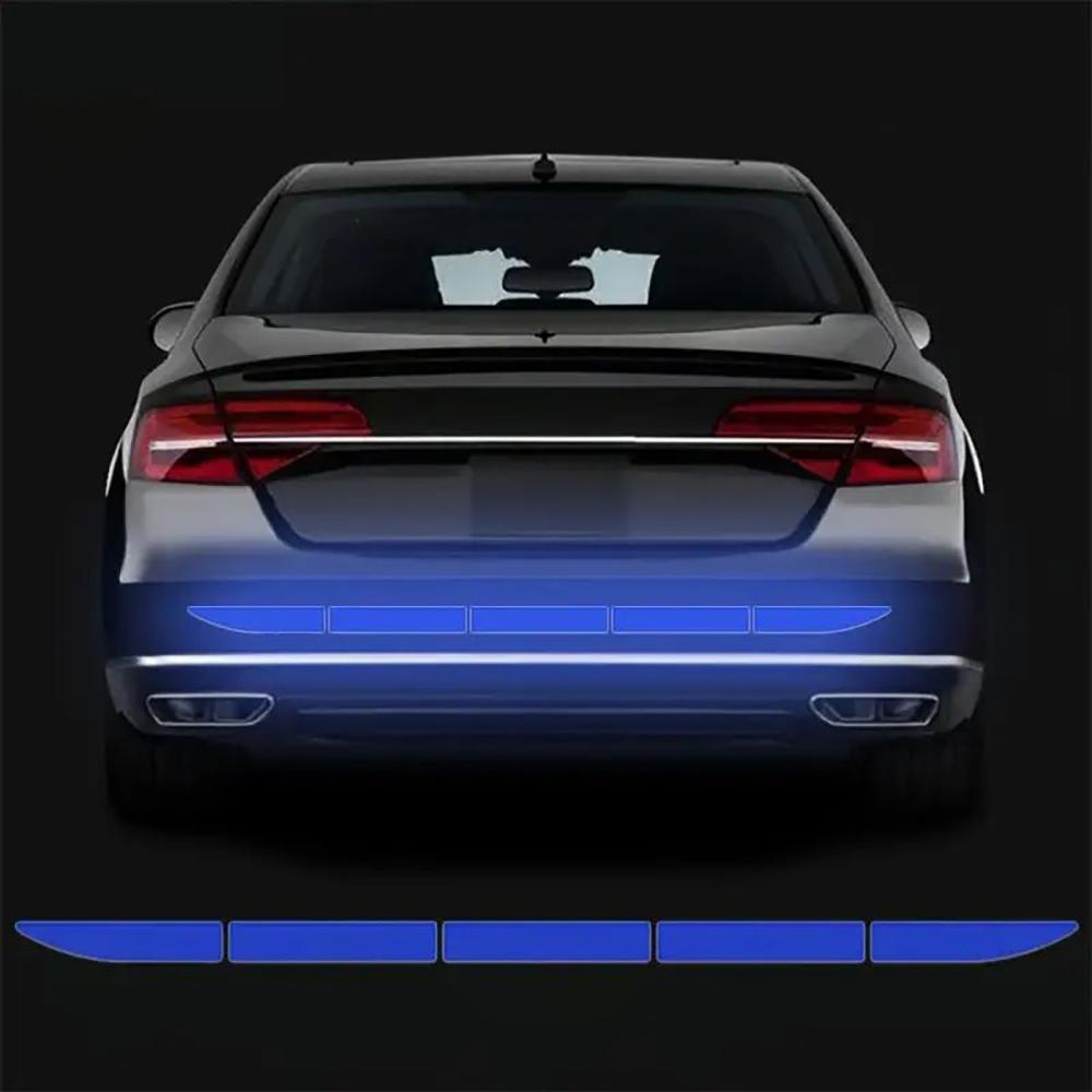 90 см Светоотражающая Автомобильная наклейка, предупреждающая отражающая лента, автомобильные наклейки, предупреждение о столкновении, отражающая наклейка, автоаксессуары синий