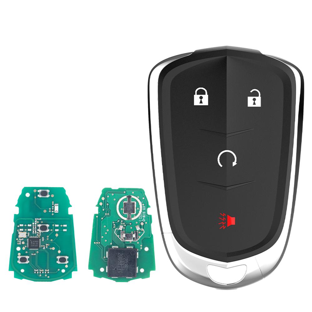 LIXIANG World Car Remote Control Key For Cadillac Escalade SRX XTS ESV ATS CTS HYQ2AB 315MHz HYQ2EB 433MHz ID46 PCF7937E Card