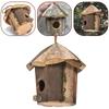 New Practical Birdhouse Nest Bird Cage Wood Garden Nest Accessories Hanging Parrot Nest Houses Hummingbird House