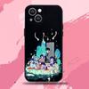 O-Omori Game Phone Case For iPhone 16,15,14,13,12,11 Plus,Pro Max,XS,X,XR,SE,Mini,8,7,Soft Silicone Black Cover