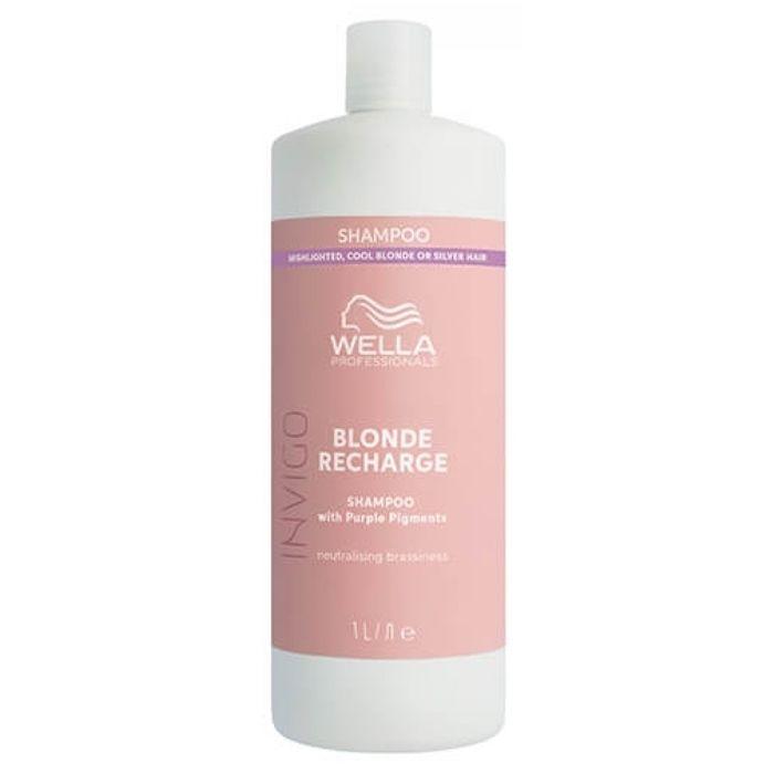 Wella Professionals Invigo Blonde Recharge Shampoing raviveur de couleur 1L