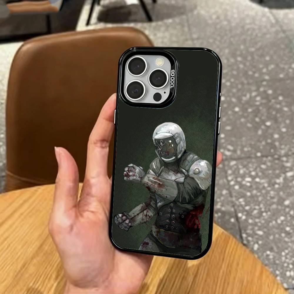 Epic Sci-Fi M-Murderbot   Phone Case For iPhone17,16,15,14,13,12,11 Plus,Pro Max Colored Silver Plated Inside Cover