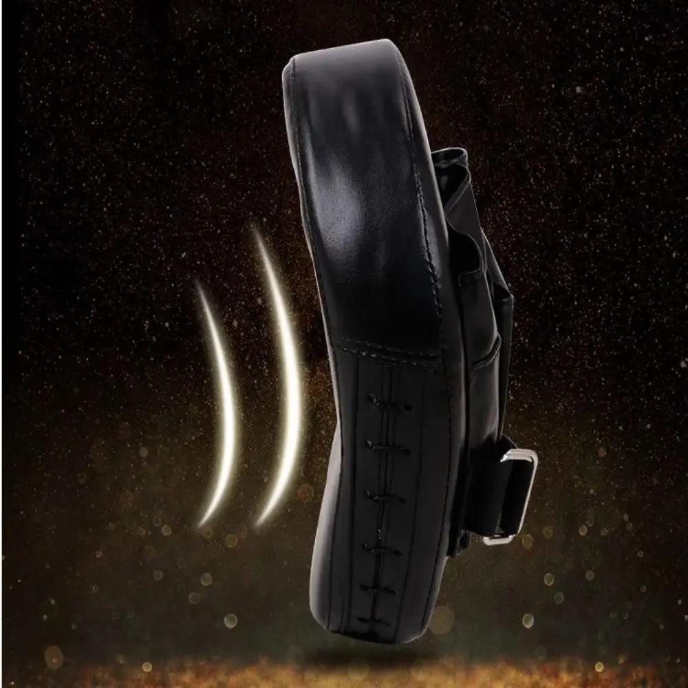 2Pcs Tear Resistance Curved Boxing Hand Target PU Leather Boxing Punching Bag  Muay Thai Training