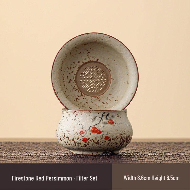 Chaxun Persimmon Design Teaware Filter Set