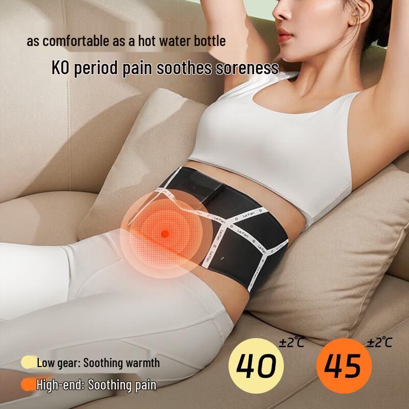 LERAVAN Mid-Frequency EMS Waist & Abdominal Massager with Heat