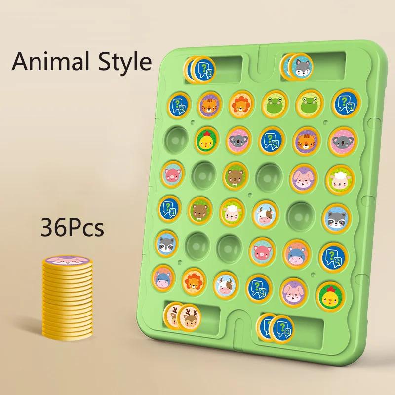 Animal Flip Chess Board Games Classic Strategy Game Thinking Cognitive Parent child Interactive Puzzle Christmas Party Toy