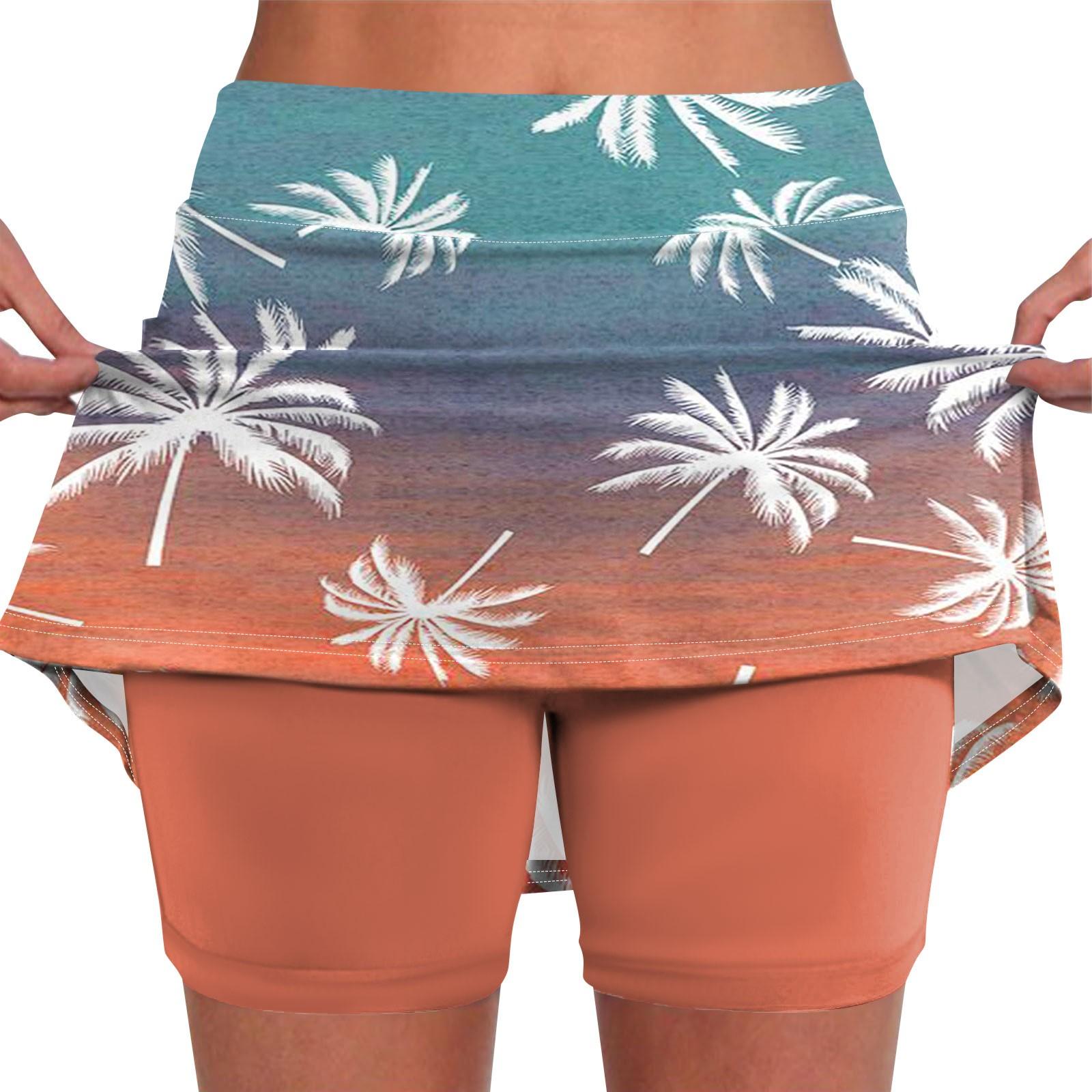 Эластичные брюки-кюлоты для йоги для женщин, спортивные шорты с принтом, легкие узкие бегуны с высокой талией XL шафрановый