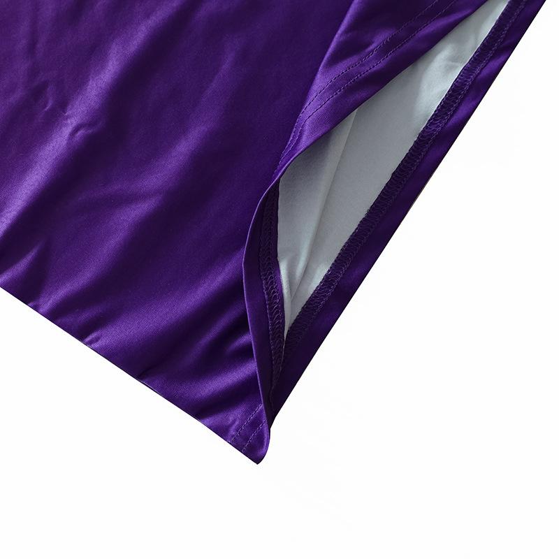 2025 New Trend Summer Slim Fit Sexy Strapless Gradient Color Mid Length One-step Skirt