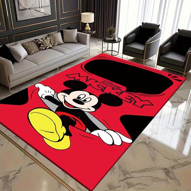 

1pc Mickey Mouse Themed Area Rug, Non-Slip Door Mat for Home Entrance, Bedroom, Bathroom, Anti-Slip Floor Mat 60cm by 90cm