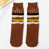 Creative Cute Food Sock Fruit Avocado Cookie Egg Color Matching Cotton Tube Socks EMA
