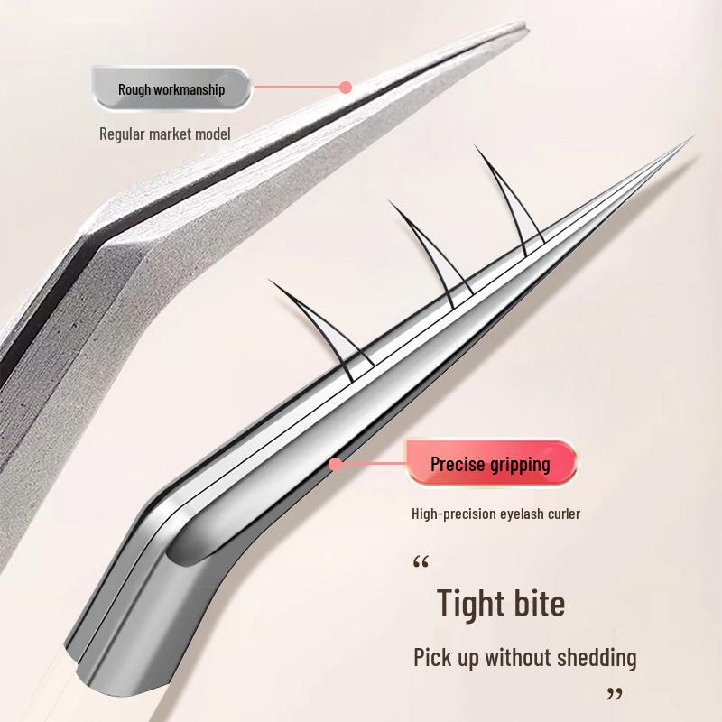 Gold Gradient Precision Eyelash Tweezers & Curler Set