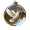 Bird Christmas Ball Ornament Shatterproof Plastic Clear Ball Ornament with Lifelike Birds Holiday Hanging Baubles for Xmas Tree Decor