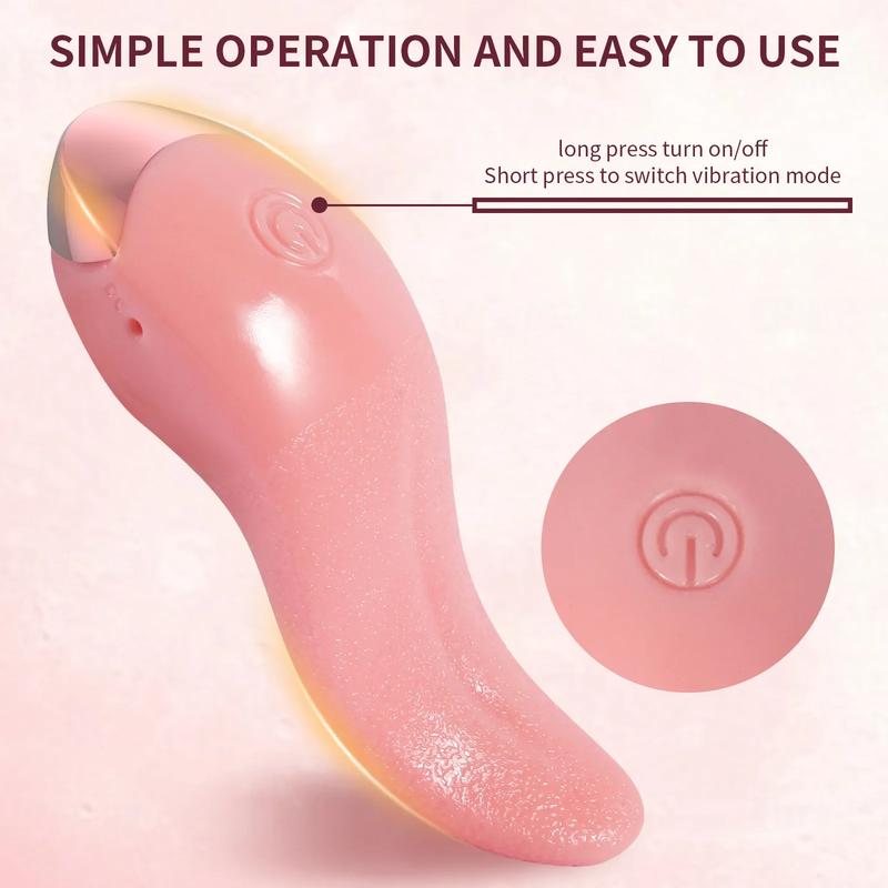 Powerful Heating Vibrator Tongue Licking Clitoral Stimulation Nipples Stimulator Vibrators Female Adult Sex Toys for Womans 18+