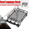 Roof Luggage Rack LED Light Bar Aluminum Roof Carrier for RC Wrangler CC01 1/10 Rally Axial SCX10