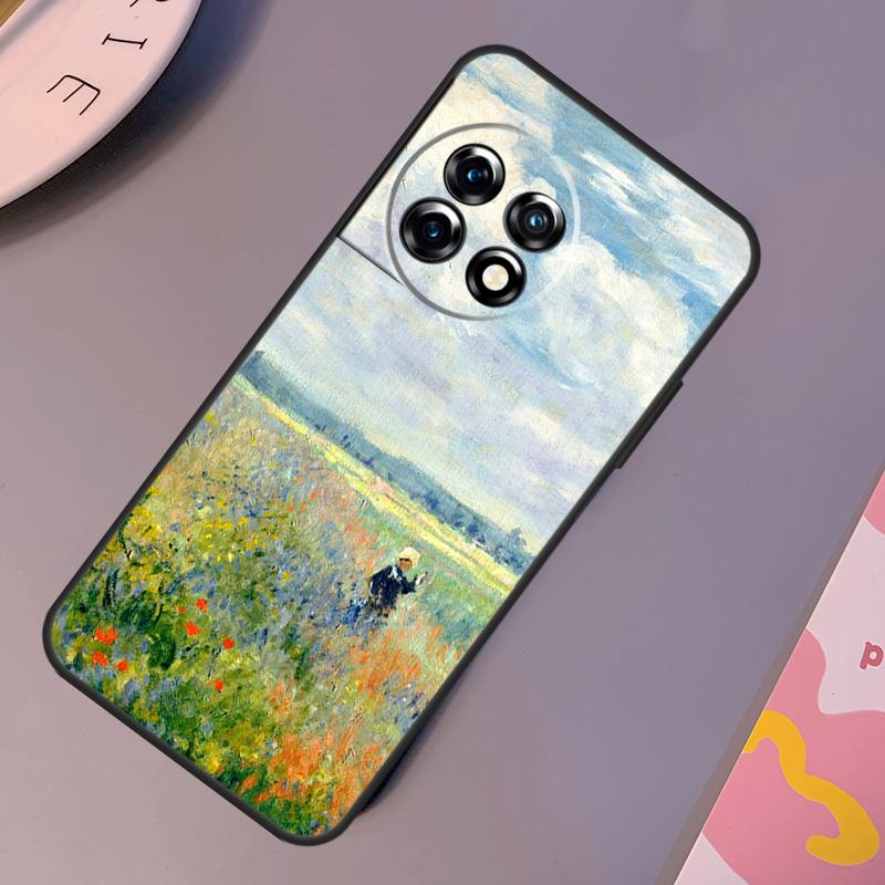 Claude Monet Art Painting Case For OnePlus 12R 10T 10R 9RT 9 10 Pro OnePlus 12 11 Nord 3 2T CE 2 Lite N20 N10 Cover