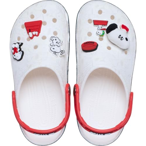 Crocs Peanuts Classic Clog, Белый, 211124-90H, Шлепанцы для душа, Для улицы/Отдыха (Белый/Размер 26.0/Мужской, Женский)