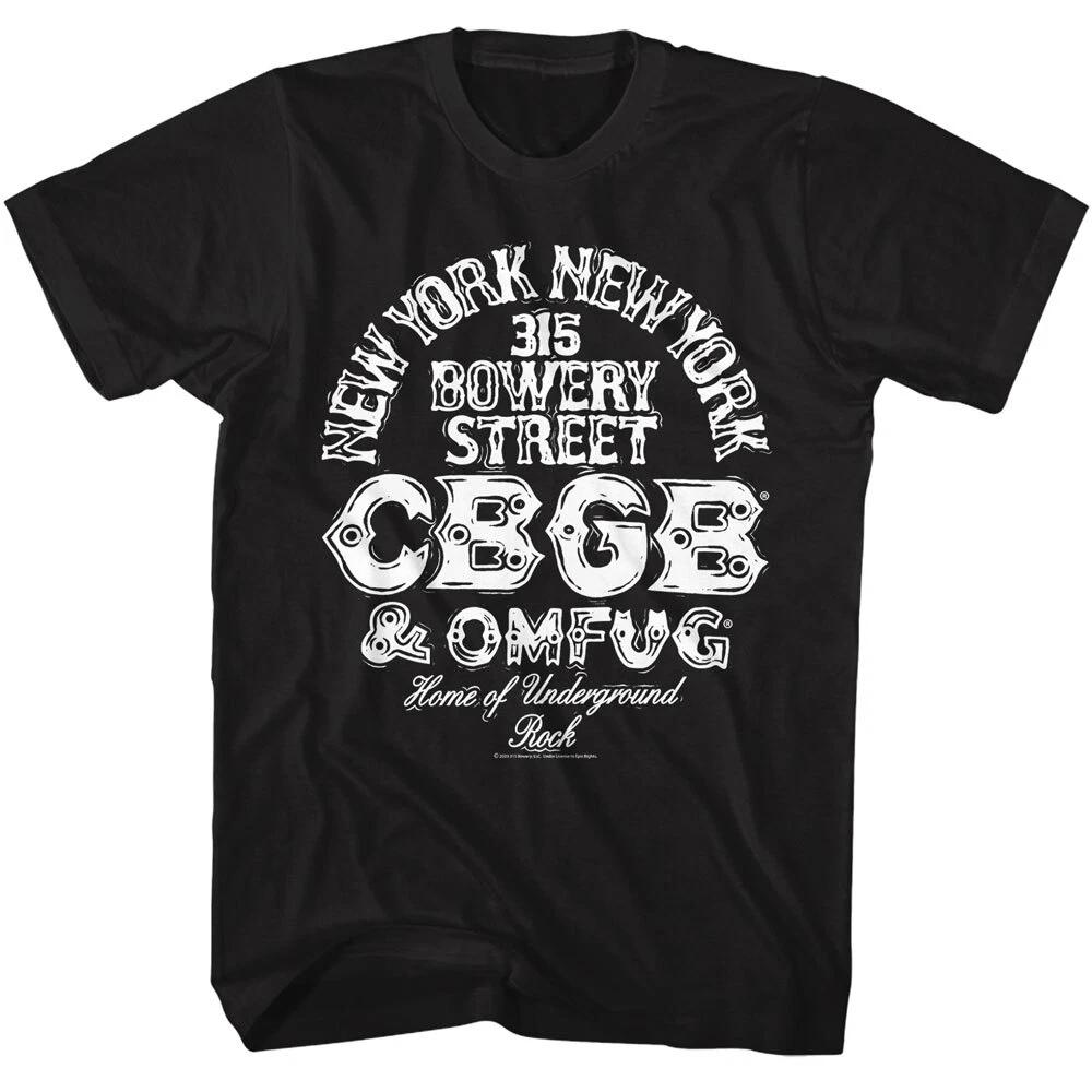 CBGB 315 Bowery St New York Men s T Shirt Rock Music Band Tour Concert Merch 4XL