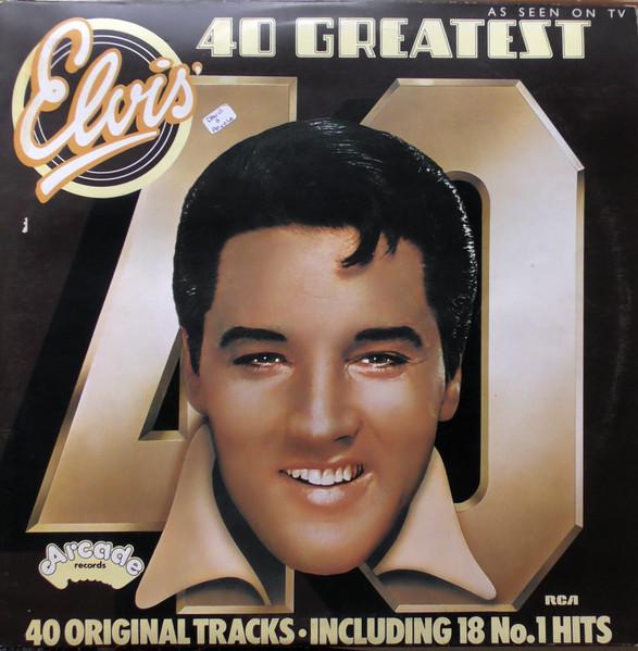 

LP Record ELVIS PRESLEY - Elvis 40 Greatest ADEP12 Arcade 1974 UK Rock Used