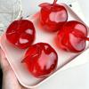 Moldable Red Apple Squeeze Toy Squishy Fruit Apple Fidget Toy Stress Relief Decompression Toys No-Rebound New Year Chrismas Gift