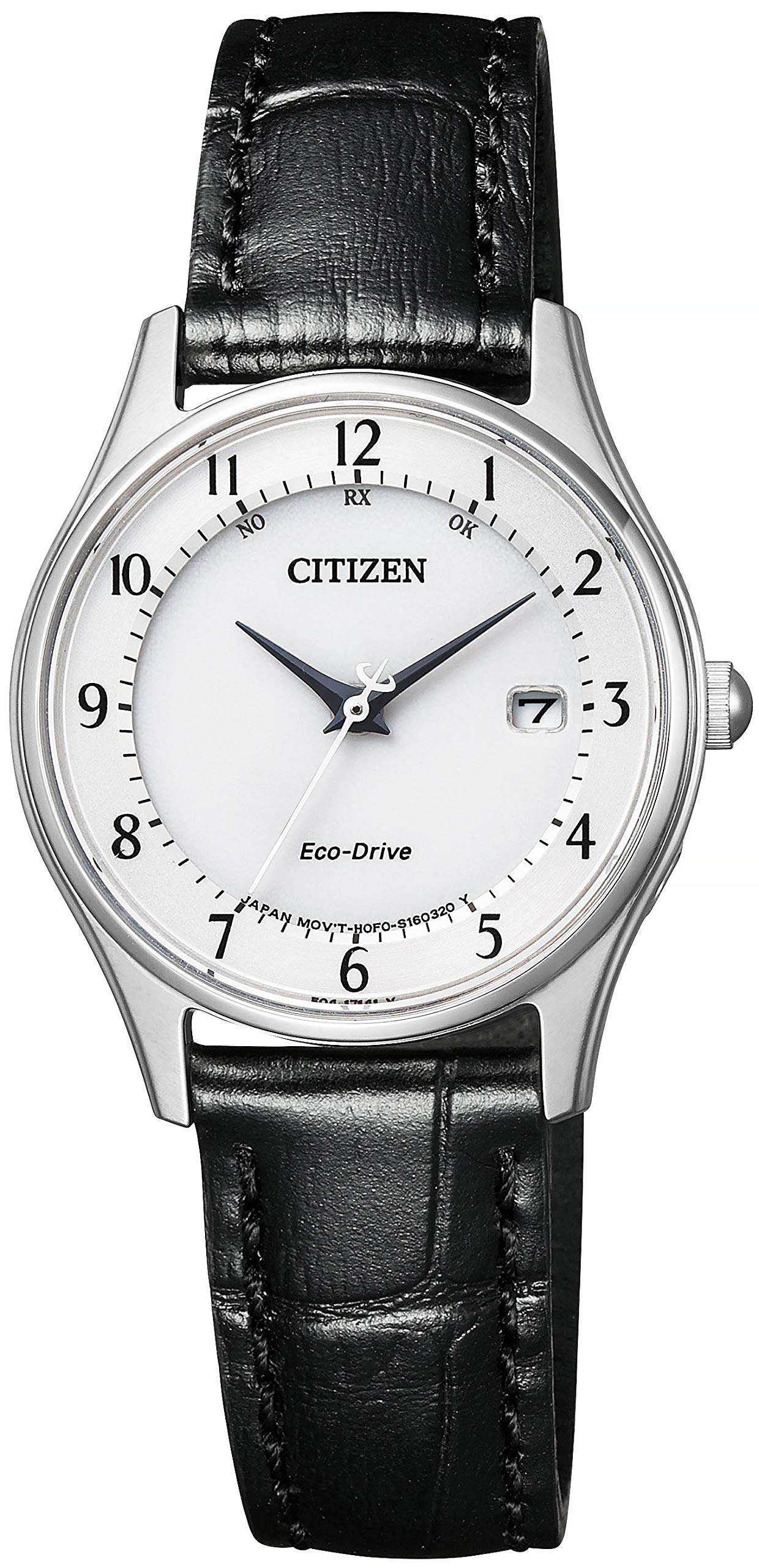 

CITIZEN CITIZEN Direct White Leather Women s Watch, COLLECTION, Light-Powered Eco-Drive Radio-Controlled Watch, Flight, ES0000-10A,