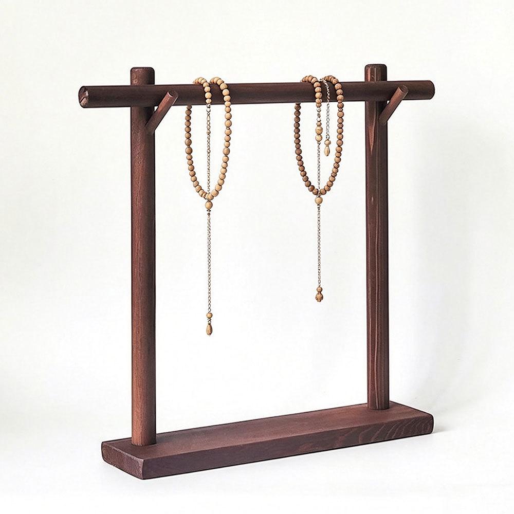 Premium Wood Bracelet & Jewelry Display Stand for Necklace and Hair Accessories