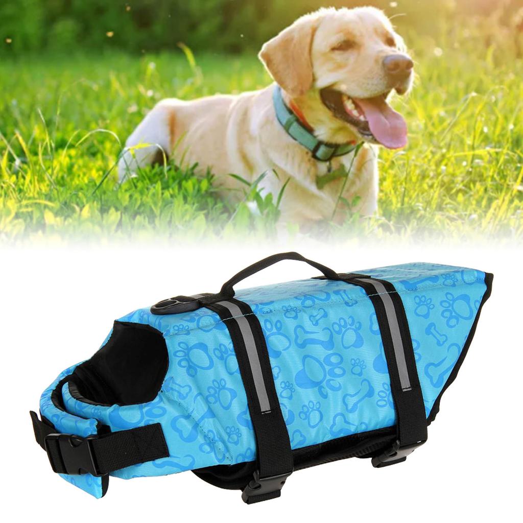 Vesta de salvare pentru animale de companie Reflectorizantă Plasă Respirabilă Portabilă Vesta de Flotație pentru Câini pentru Navigație