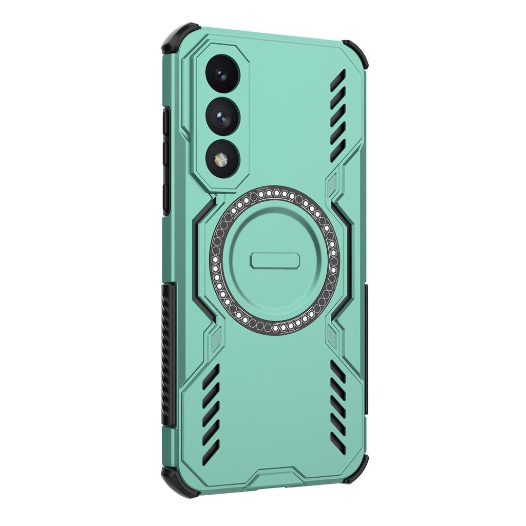 For OnePlus Ace 5 Ultra 5G/Nord 5 5G Magnetic Case Butterfly Armor Hollow Heat Dissipation PC+TPU Phone Cover