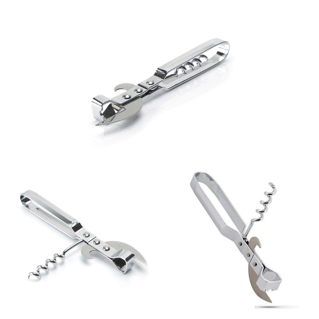 Stainless Steel Multifunction Bottle Opener With Can And Beer Bottle Opening For Home And Gift Use