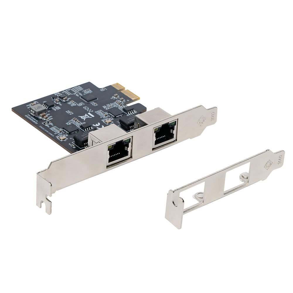 

Мережевий адаптер Planex, сумісний з шиною PCIe, 2.5GBASE-T, 2-портовий GPE-2500-2T2