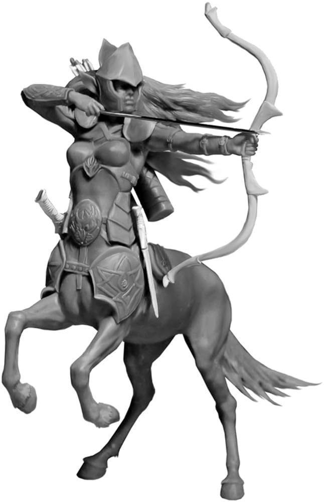 Master Box 1/24 Scale Greek Mythology Series Archer Centaur, Half-Human, Half-Beast Plastic Model, MB24023