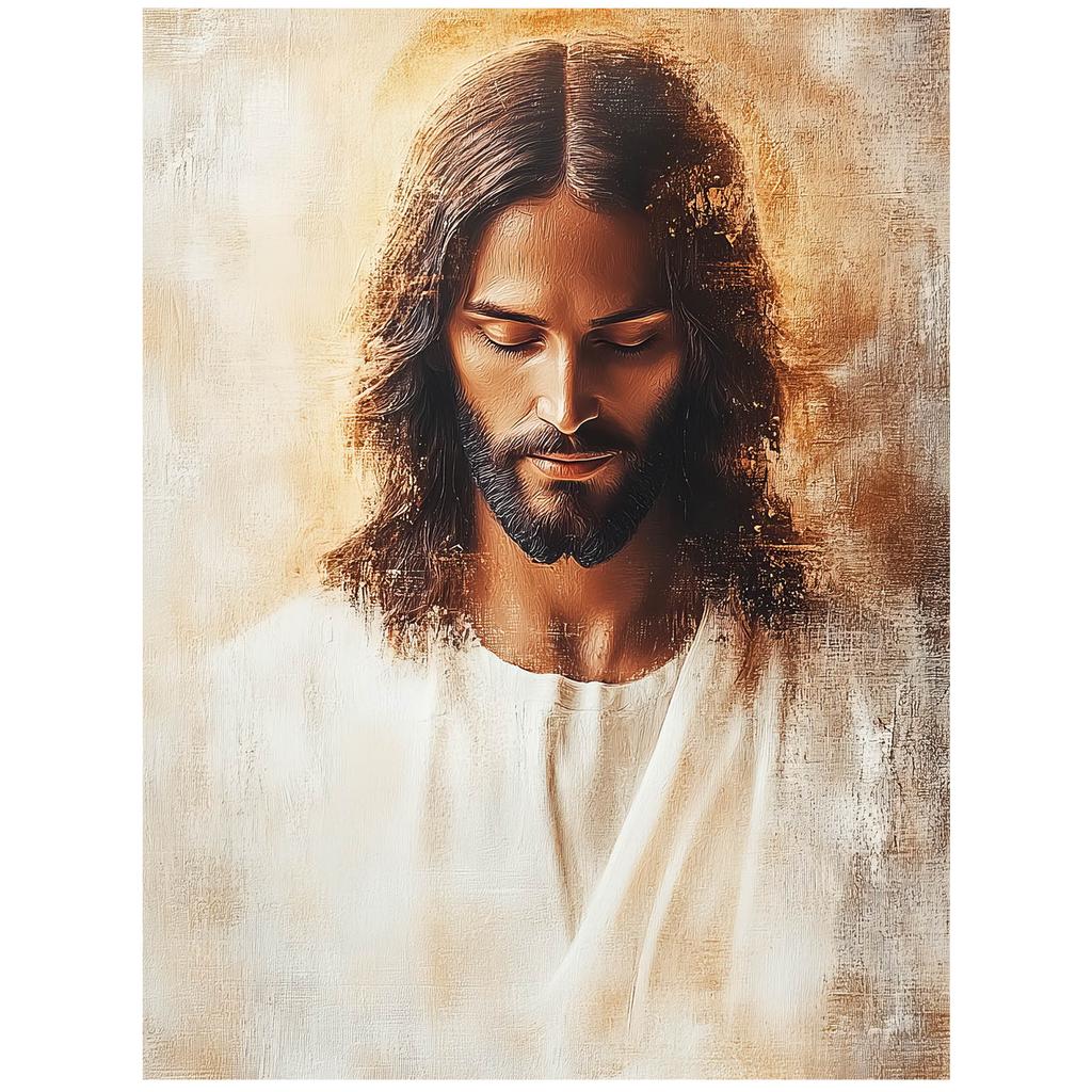 Jesus In The Peace Of The Heart Jesus In The Peace Of The Heart, 70X100 Cm, Unframed, Matte Paper 230 Gsm